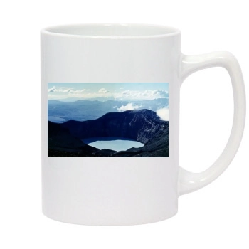 Volcanoes 14oz White Statesman Mug