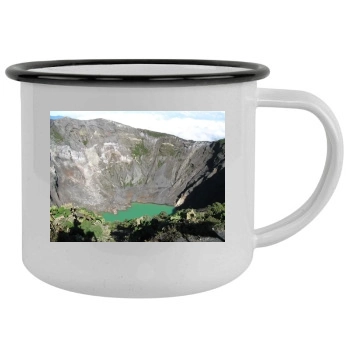 Volcanoes Camping Mug