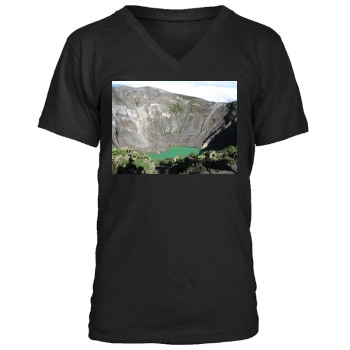 Volcanoes Men's V-Neck T-Shirt