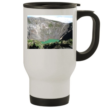 Volcanoes Stainless Steel Travel Mug