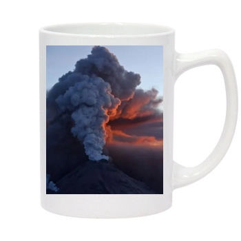 Volcanoes 14oz White Statesman Mug