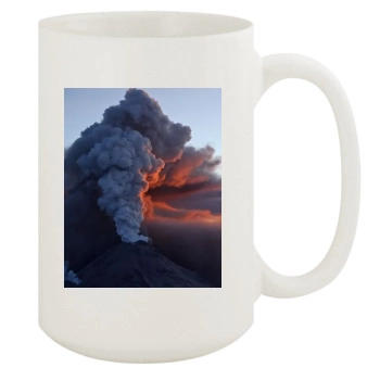 Volcanoes 15oz White Mug