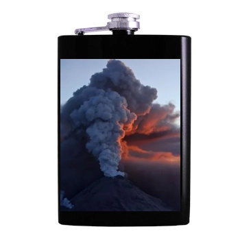 Volcanoes Hip Flask