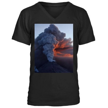 Volcanoes Men's V-Neck T-Shirt