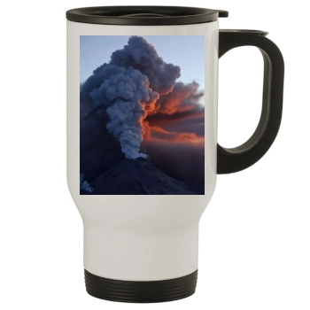 Volcanoes Stainless Steel Travel Mug