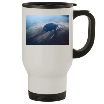 Volcanoes Stainless Steel Travel Mug