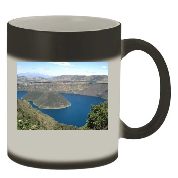 Volcanoes Color Changing Mug