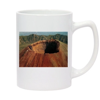 Volcanoes 14oz White Statesman Mug