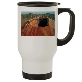 Volcanoes Stainless Steel Travel Mug