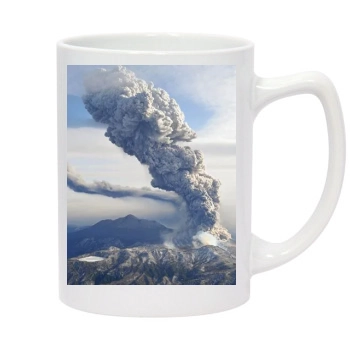 Volcanoes 14oz White Statesman Mug