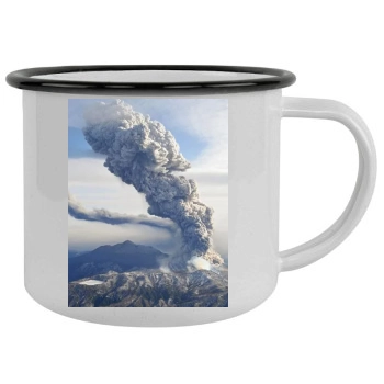 Volcanoes Camping Mug