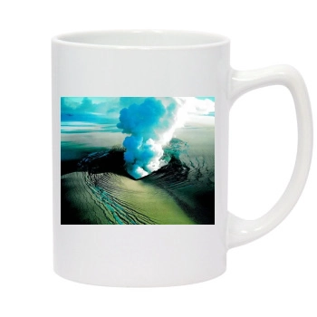 Volcanoes 14oz White Statesman Mug