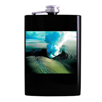 Volcanoes Hip Flask