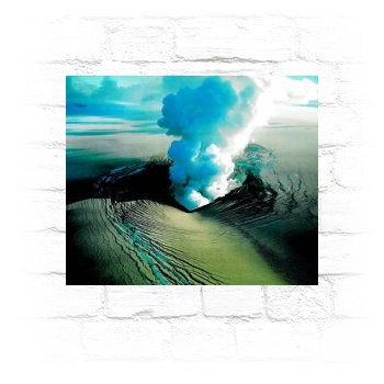 Volcanoes Metal Wall Art