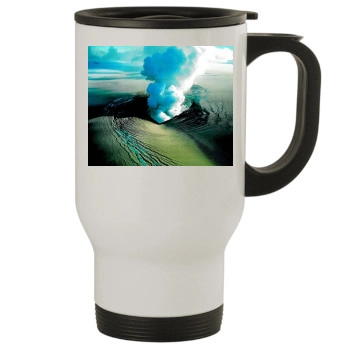 Volcanoes Stainless Steel Travel Mug