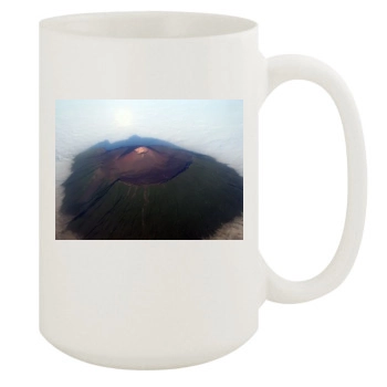 Volcanoes 15oz White Mug