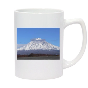 Volcanoes 14oz White Statesman Mug