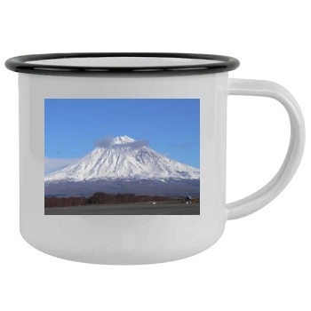 Volcanoes Camping Mug