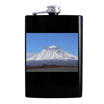 Volcanoes Hip Flask