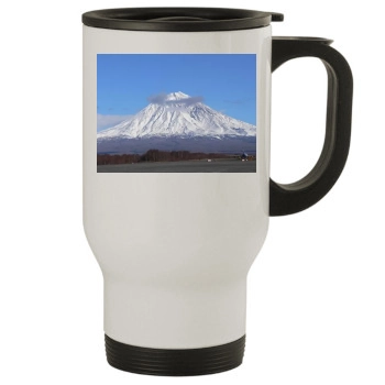 Volcanoes Stainless Steel Travel Mug