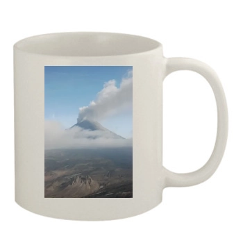 Volcanoes 11oz White Mug