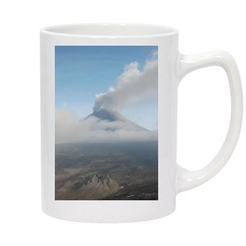 Volcanoes 14oz White Statesman Mug