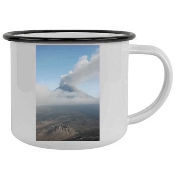 Volcanoes Camping Mug