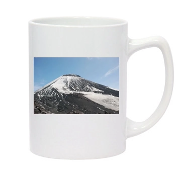 Volcanoes 14oz White Statesman Mug