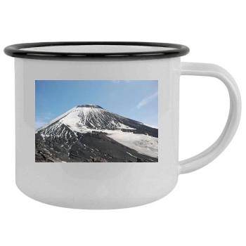 Volcanoes Camping Mug