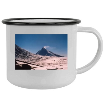 Volcanoes Camping Mug