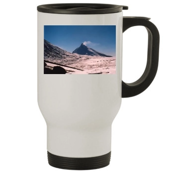 Volcanoes Stainless Steel Travel Mug