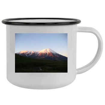 Volcanoes Camping Mug