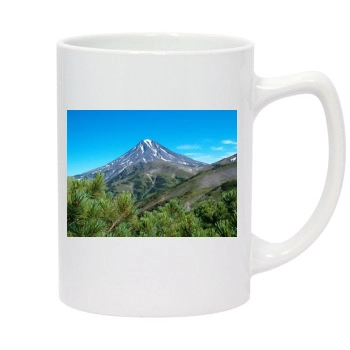 Volcanoes 14oz White Statesman Mug