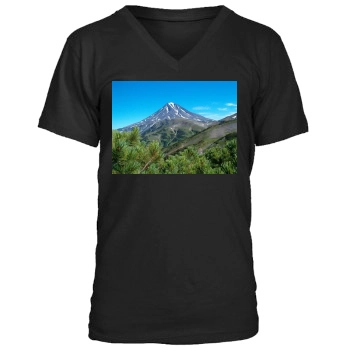 Volcanoes Men's V-Neck T-Shirt