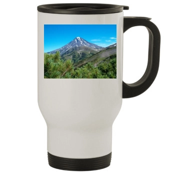 Volcanoes Stainless Steel Travel Mug