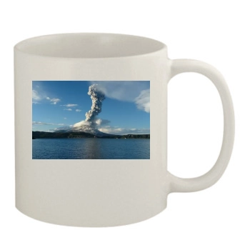 Volcanoes 11oz White Mug