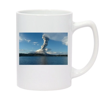 Volcanoes 14oz White Statesman Mug