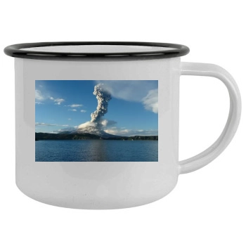 Volcanoes Camping Mug