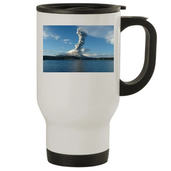 Volcanoes Stainless Steel Travel Mug