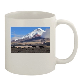 Volcanoes 11oz White Mug