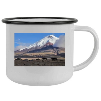 Volcanoes Camping Mug