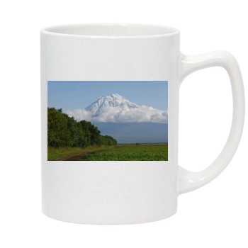 Volcanoes 14oz White Statesman Mug