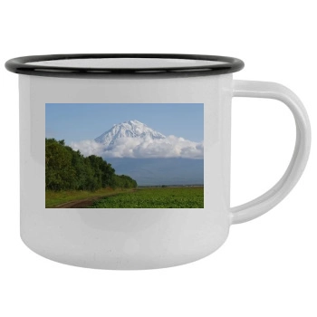 Volcanoes Camping Mug