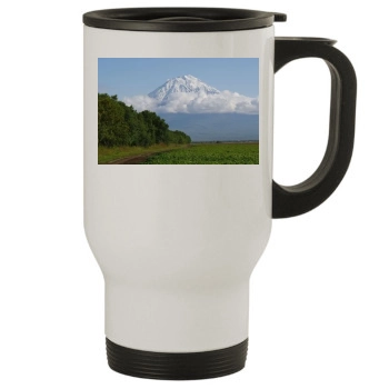 Volcanoes Stainless Steel Travel Mug