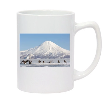 Volcanoes 14oz White Statesman Mug