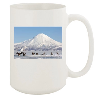 Volcanoes 15oz White Mug