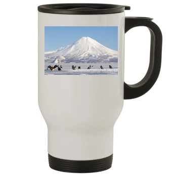 Volcanoes Stainless Steel Travel Mug