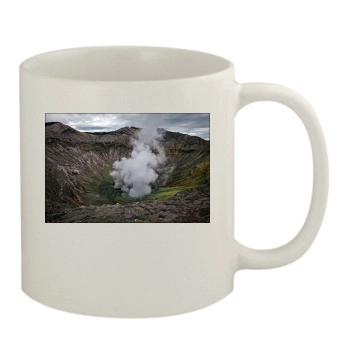 Volcanoes 11oz White Mug