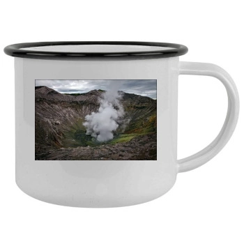 Volcanoes Camping Mug