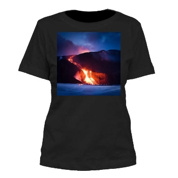 Volcanoes Women's Cut T-Shirt